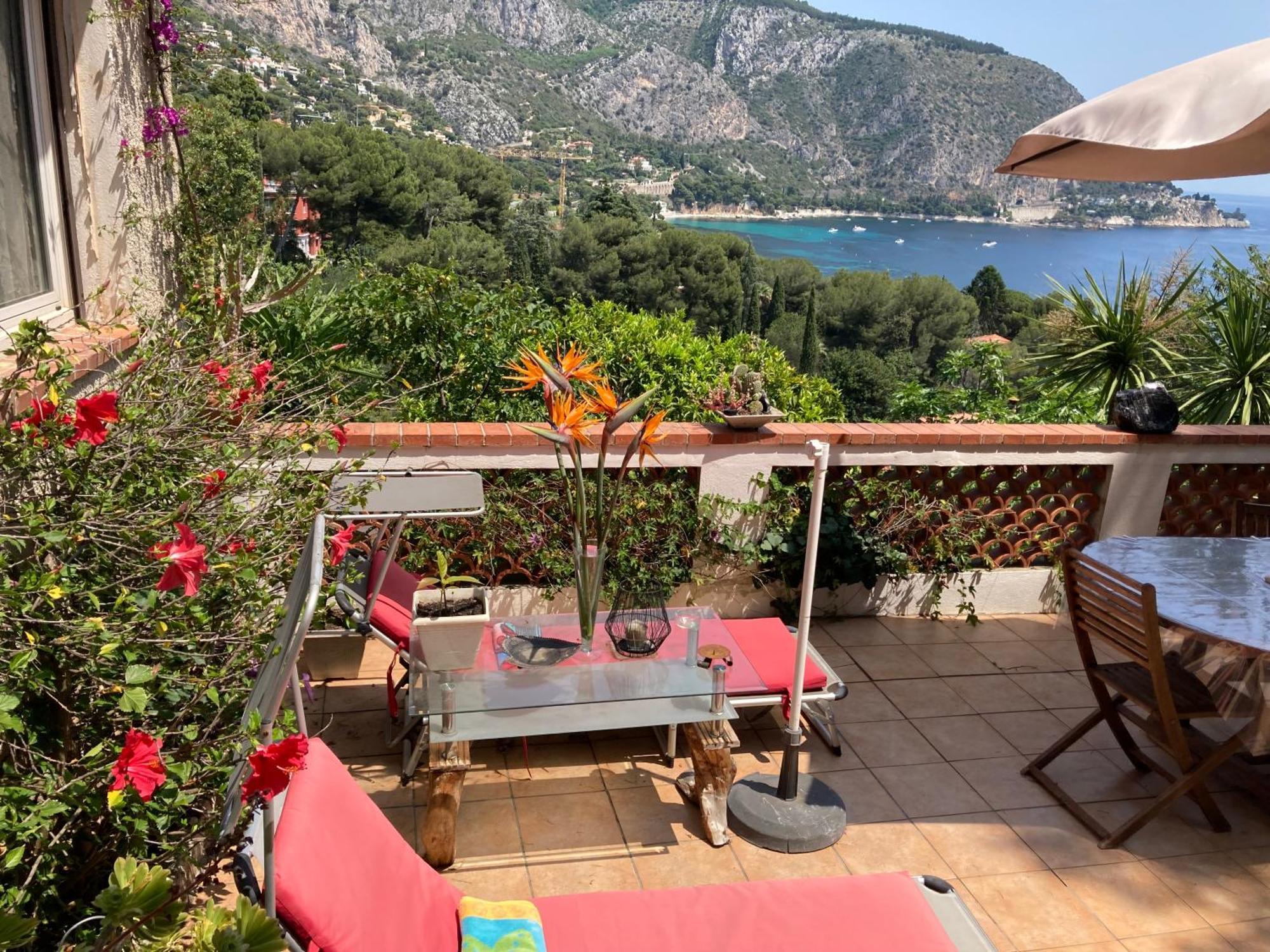Appartement Independant Dans Villa Eze Bord De Mer Eksteriør bilde